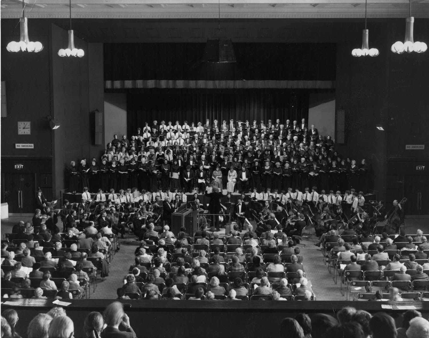 St Matthew Passion in Assembly Hall 1980