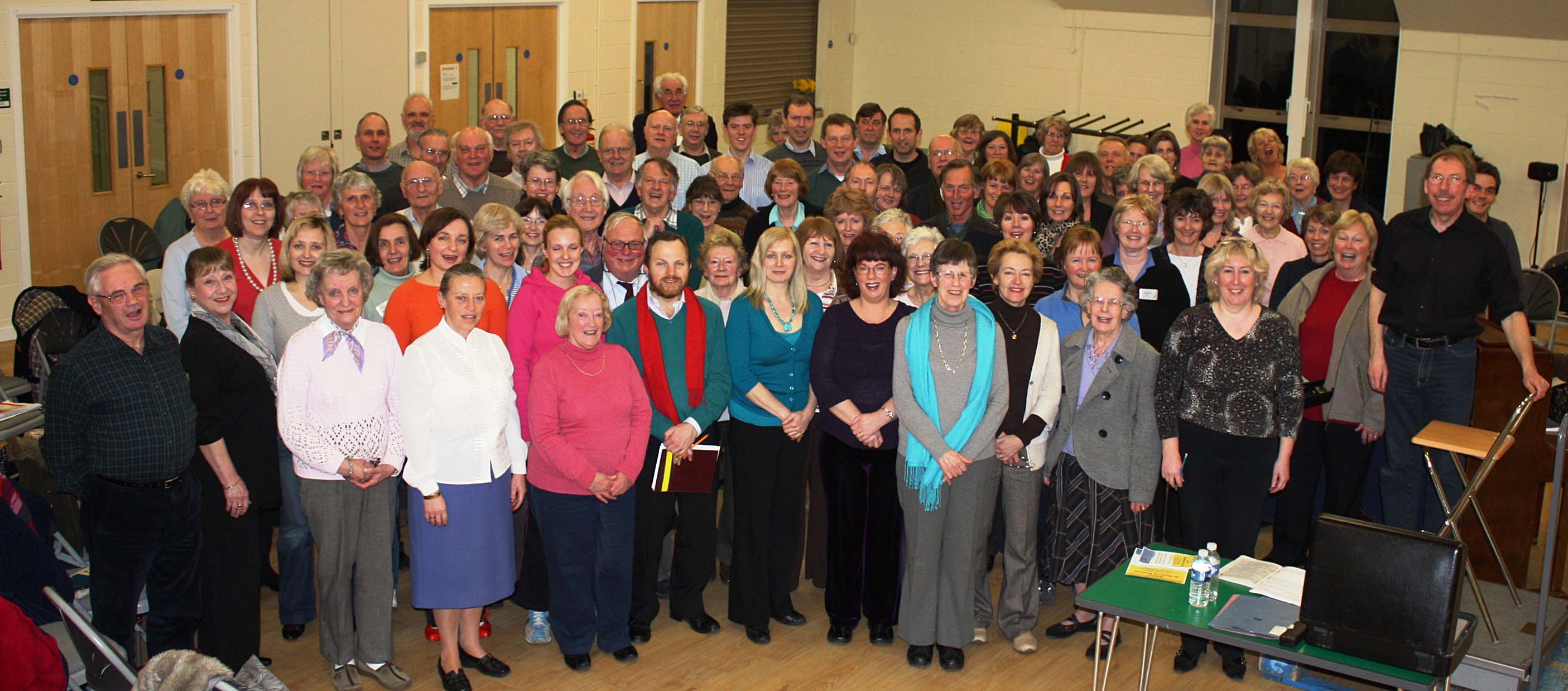 choir after rehearsal